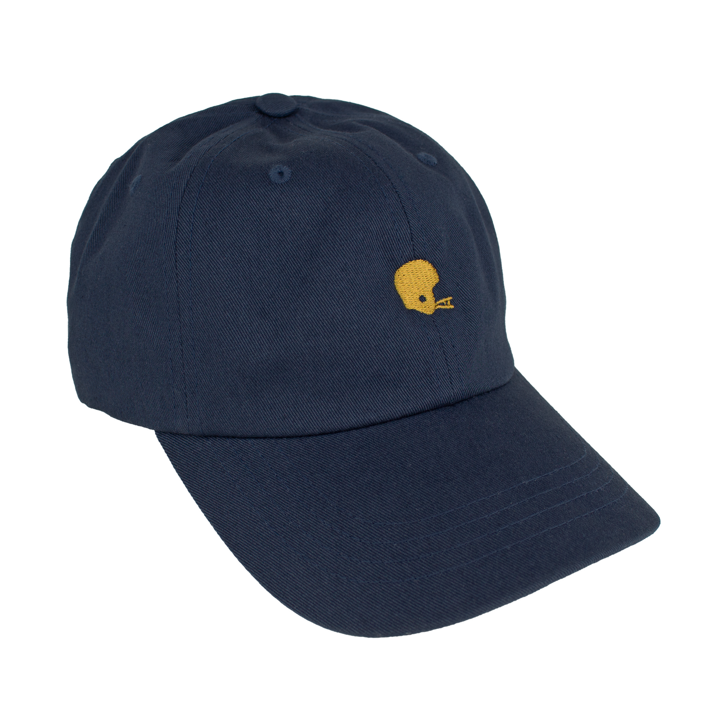 little gold helmet dad hat