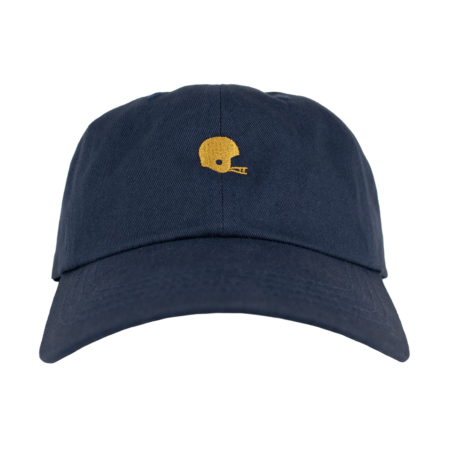 little gold helmet dad hat