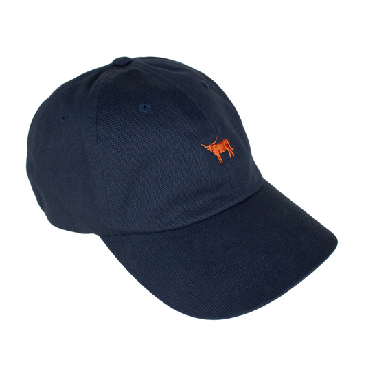 little longhorn dad hat - navy blue