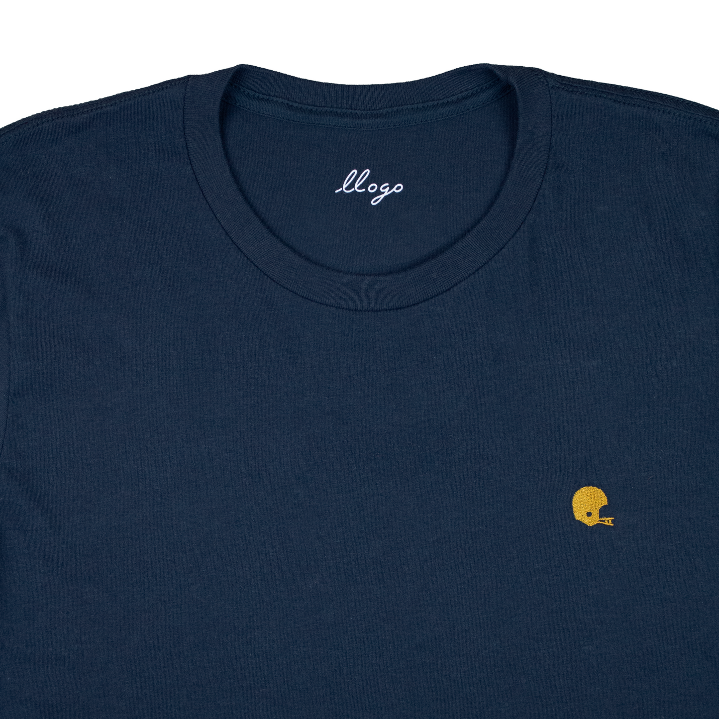 little gold helmet - simple tee
