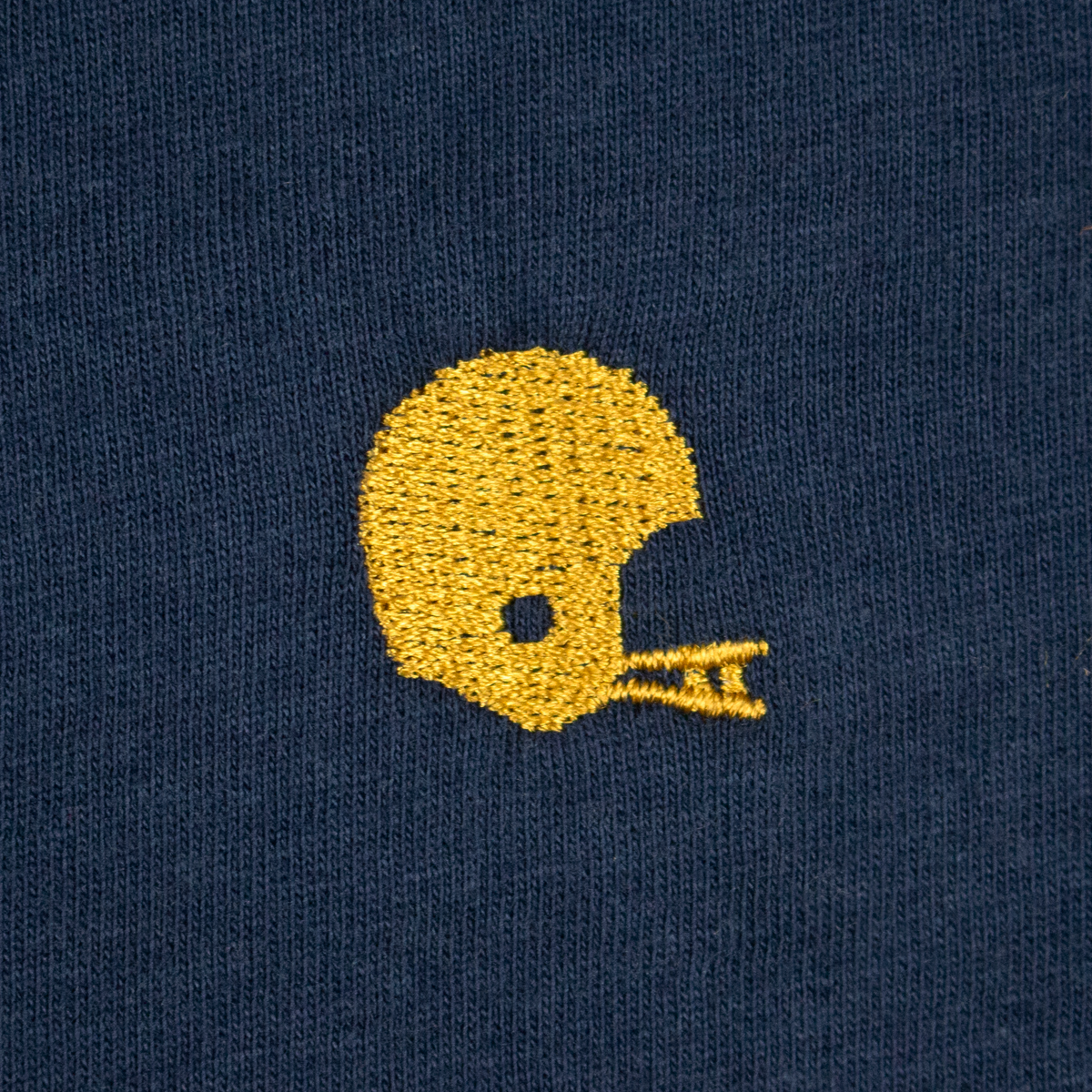 little gold helmet - simple tee