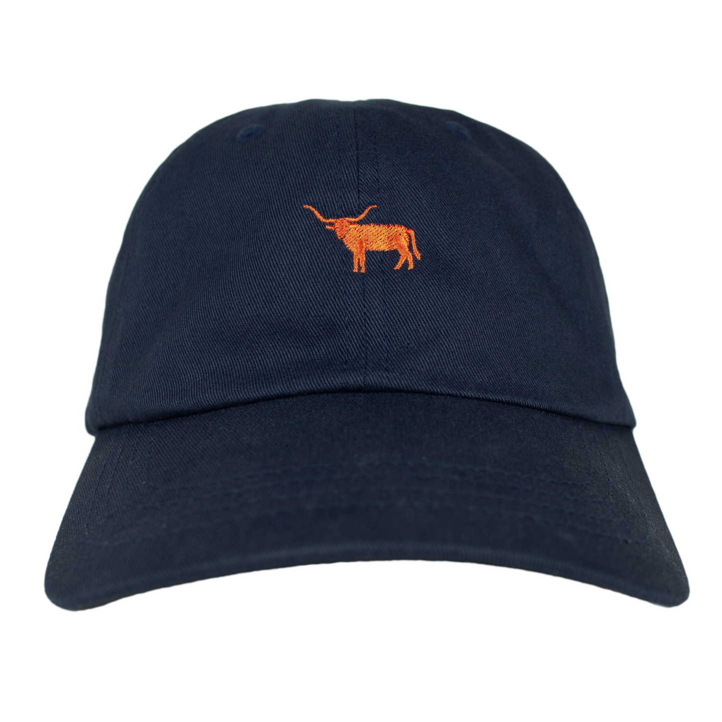 little longhorn dad hat - navy blue