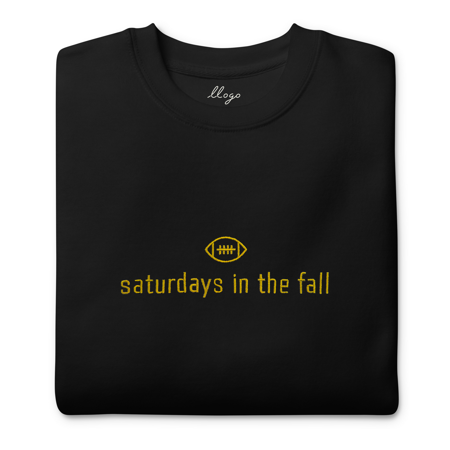 gold and black - saturdays in the fall