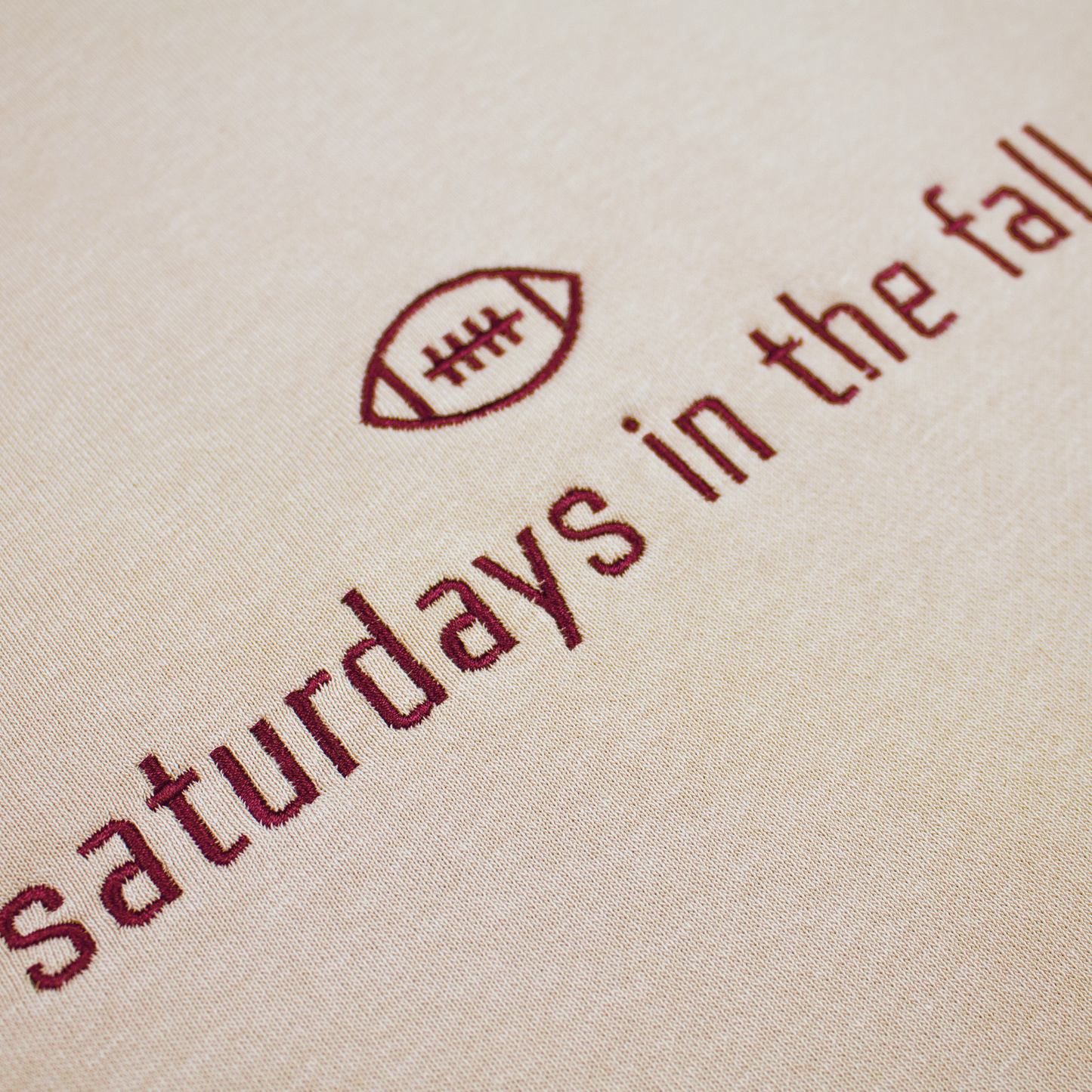 maroon and khaki - saturdays in the fall