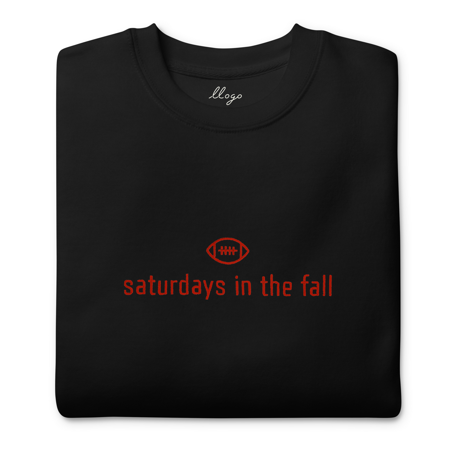 red and black - saturdays in the fall