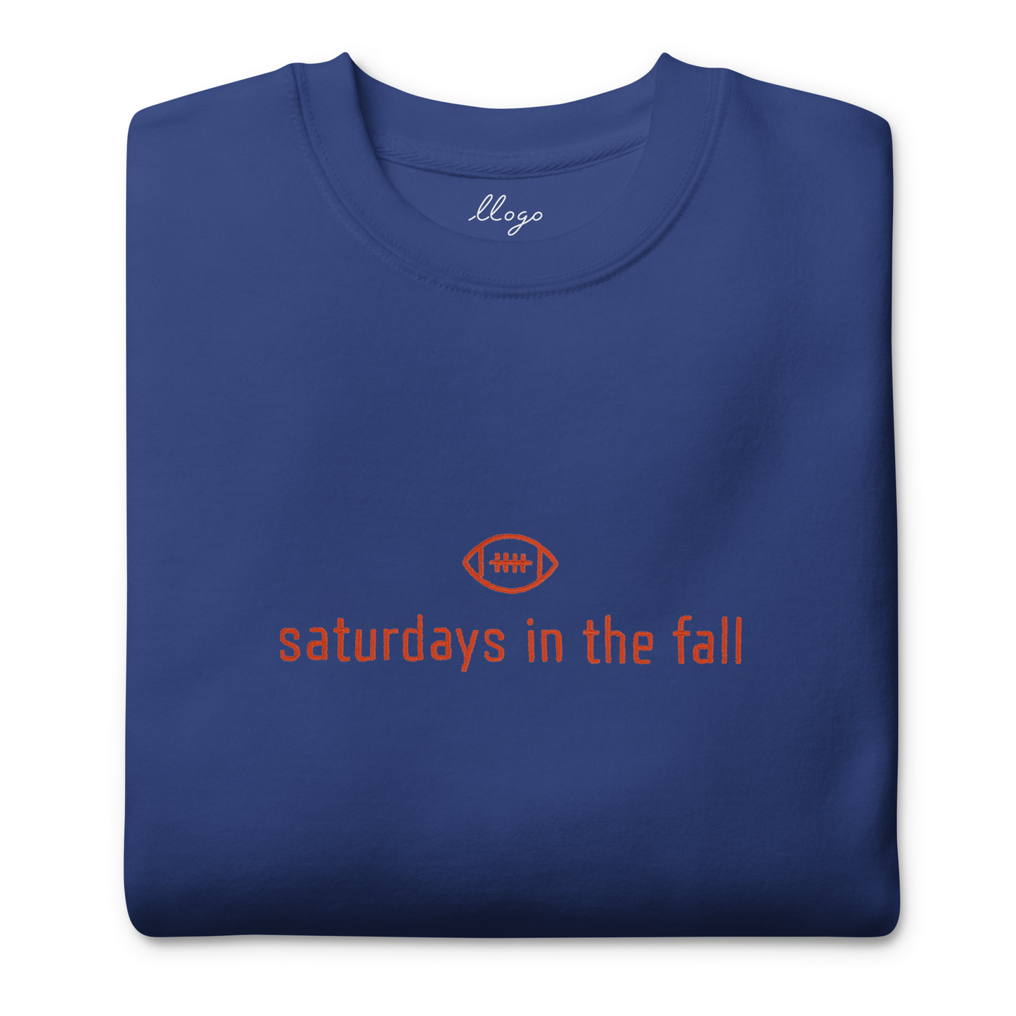 orange and blue - saturdays in the fall