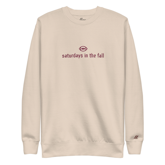 maroon and khaki - saturdays in the fall